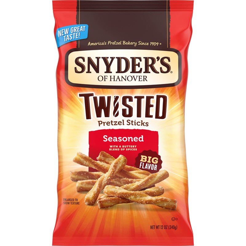 Snyder's Seasoned Twists 12oz (Pack of 2)