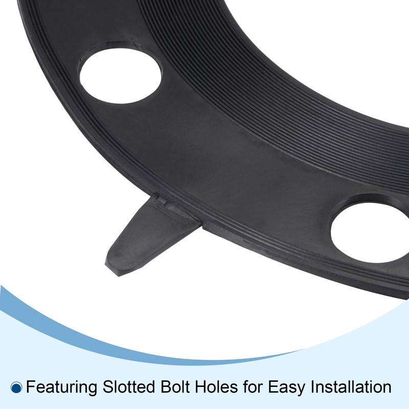 MECCANIXITY Rubber Flange Gasket Full Face for 4 Inch DN100