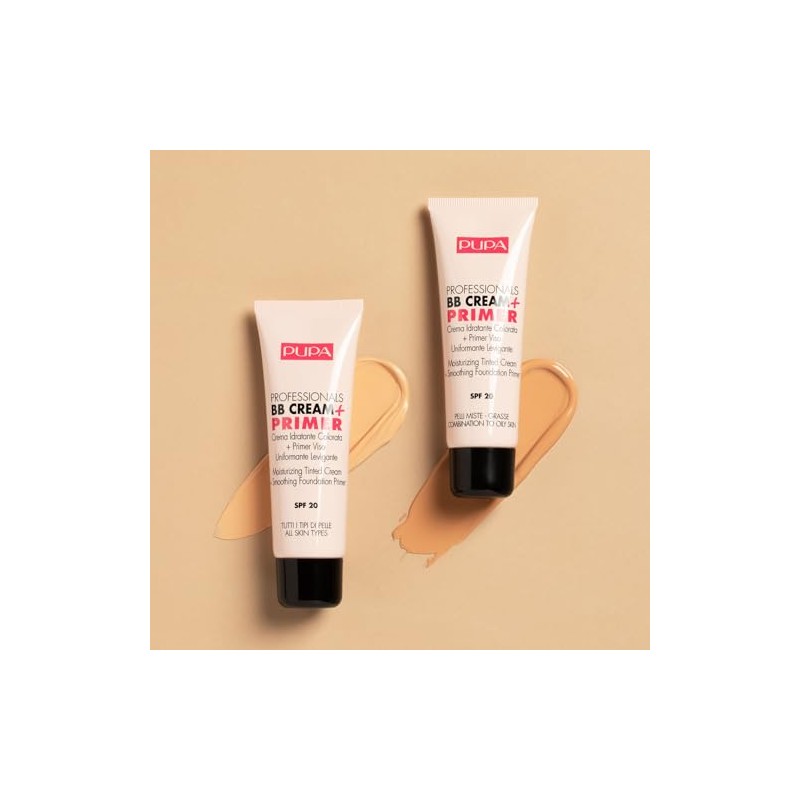 PUPA Milano Professionals BB Cream + Primer, Sand Pearl 50