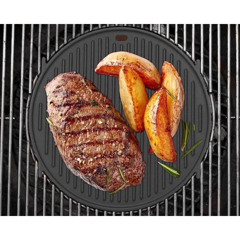 8834 Cast Iron Griddle for Weber Gourmet BBQ System Sear