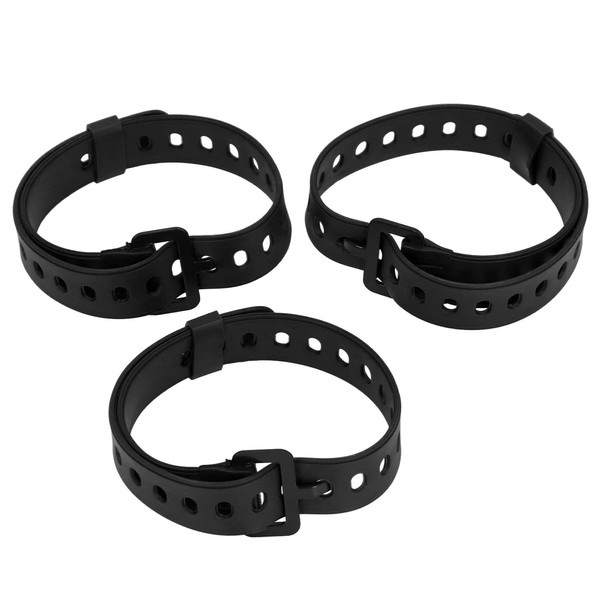 3pcs Utility Straps Lightweight Tension Straps for Camping Gear Rubber