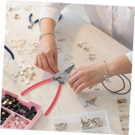 TEHAUX 3Pcs Multi Functional DIY Hand Tool Portable Hole Punch Diagonal Cutters Jewelry Pliers for Crafts and Precision