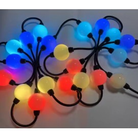 Factory Wholesale WS2811 Pixel Lights LED String Light Bulbs with Remote Control Switch for Outdoor Garden DecorationEmitting Color: White, Lamp Power(W): 10