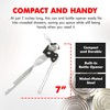 Chef Craft Select Can Opener with Bottle Opener, 7 Inch,