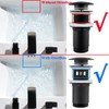 RANDOM Black Brass Bottle P Trap Kit Contemporary Round Bottle