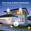 Görvitor Wireless Doorbell, 300 m Range, Wireless Bell, Outdoor Waterproof