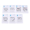 Guitar Chords Card 49 Sheets 6 String Acoustic Electric Guitar