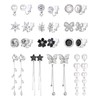 Drperfect 13 Pairs Clip On Earrings for Women Gold/Silver Non