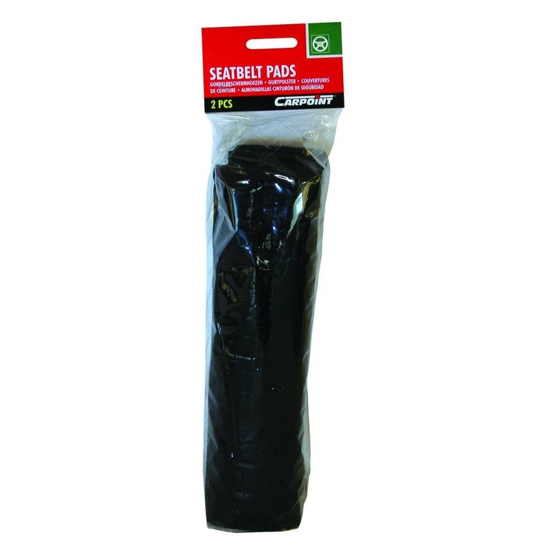 Carpoint 1410020 Seat Belt Pad Set, Black