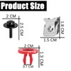 JNNJ Pack of 30 Screw Nut Clip Kit, Mudguard Screw