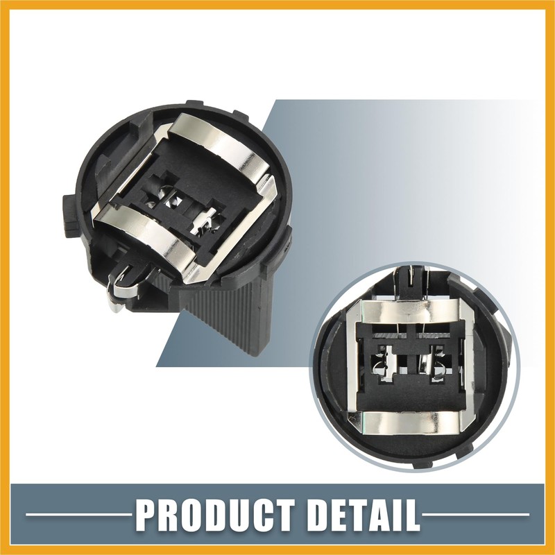 Partuto H7 LED Headlight Bulb Holder Adapter Socket Base Holders