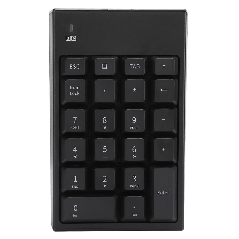 2.4G USB Wireless Numeric Keypad Portable 22 Keys Mini Number
