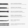 Morphe Eye Stunners - Juego de brochas con bolsa