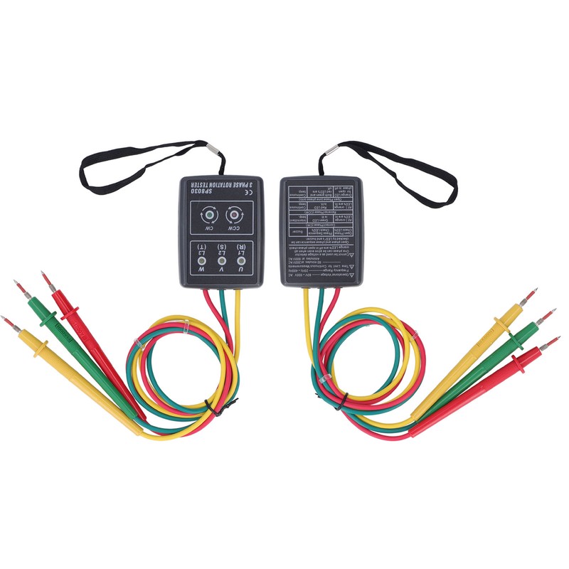 Phase Rotation Meter 5 LED Indicator No Battery Design 3
