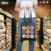 PWHAOO Bagel Lover Gift Bagel Design Tote Bag Bagel Eater