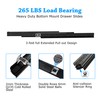 Undermount Drawer Slides, HANKEY Heavy Duty Drawer Slides Bottom Mount