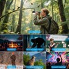 Night Vision Binoculars with 2.4" IPS Screen, 12X Zoom Digital