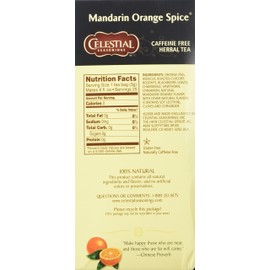 Celestial Seasonings, Herbal Tea (Mandarin Orange Spice)