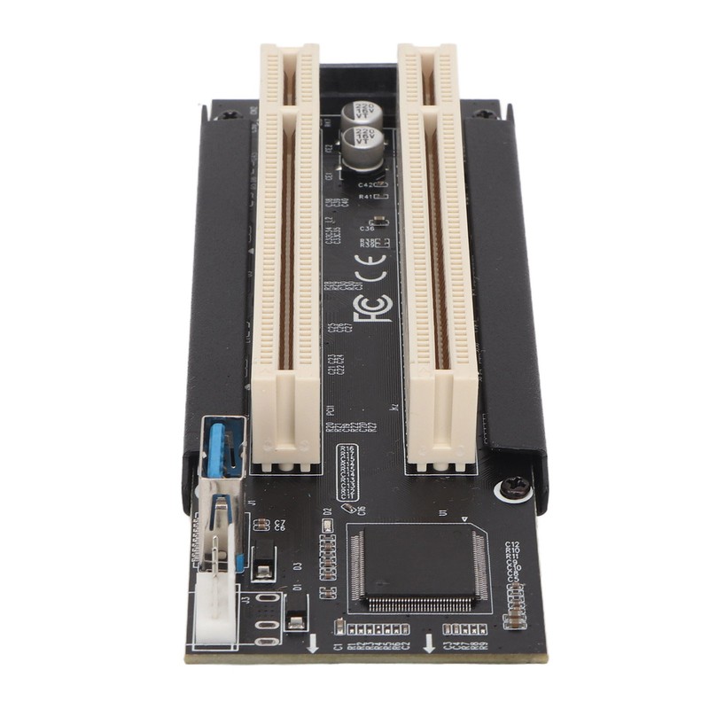 PCI E to Dual PCI Card Plug and Play PCB