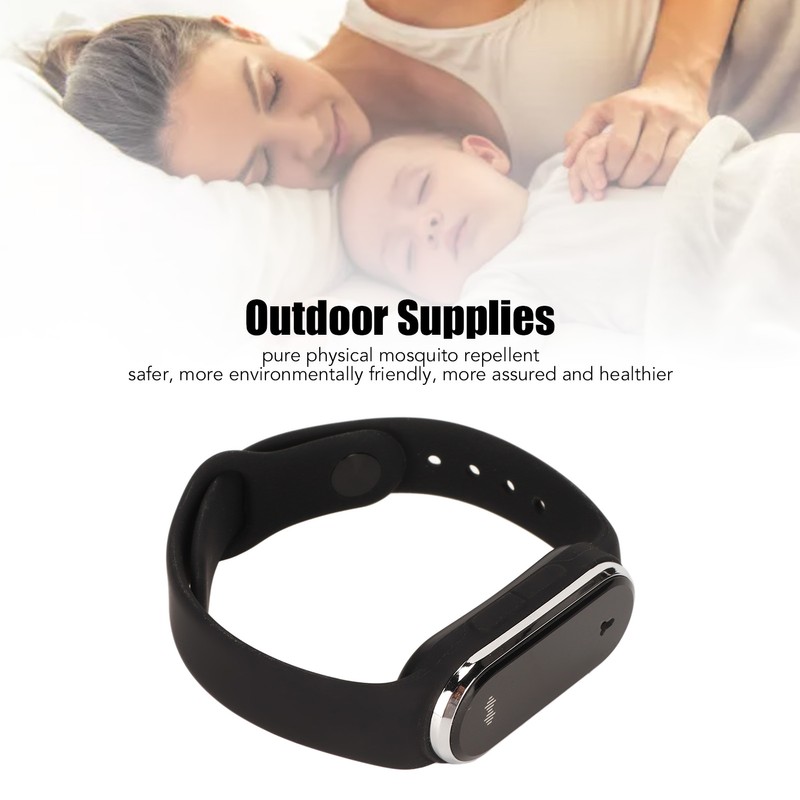 Ultrasonic Mosquito Repellent Bracelet Fast Charging Time Display Temperature Measurement