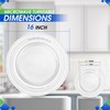 Microwave Plate Replacement 16 inch Fits WB49X10166 GE Microwave Turntable