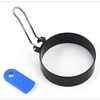 Egg Ring 2-Pack Stainless Steel Egg Rings with Anti-Scald Folding