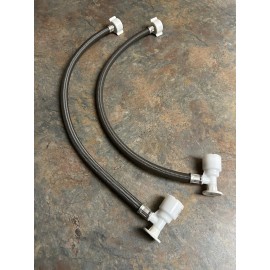 FLOWTITE (2-PK) FLOWTITE R-SERIES PUSH-ON 20” BRAIDED SUPPLY LINE STOPS (P05LS20-5) - NEW