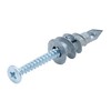 SEQUAL® Metal Driva Plasterboard Fixings & Screws (Pack of 25),