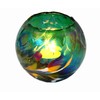 D&J Glassware Friendship Mini Globe Tea Light in a Green