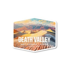 Death Valley National Park Mesquite Flat Sand Dune California Overland Travel Explorer Weatherproof Sticker - 5" -