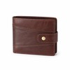 Men's Genuine Cow Leather RFID Wallet with Coin Pocket &