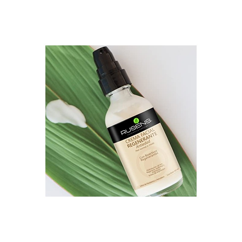 Rusens Crema Facial Regenerante Antiedad 100 Natural Años Piel Normal