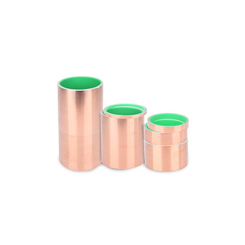 Guitarra Copper Foil Tape Cinta adhesiva de doble Conductive 0,6/1,2/2.5/5/10/15,2