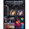 RGB LED Video Light, Moman Camera Light for Photography, Portable