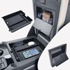 EDBETOS 2PCS Center Console Organizer & Armrest Hidden Storage Box