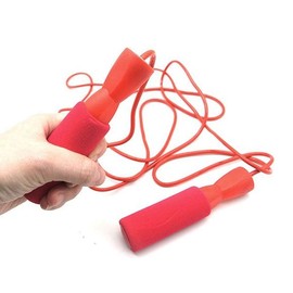 Hottracks Children's Sponge Grip Jump Rope Red (WD1F261) / 어린이스펀지그립줄넘기 레드(WD1F261)