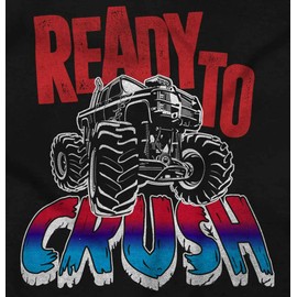 Brisco Brands Cool Ready To Crush Monster Truck Baby Bodysuit Jumper Boys