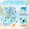 Gorro para Playa Ninas,Sombrero de Sol para niños y niñas，Gorra