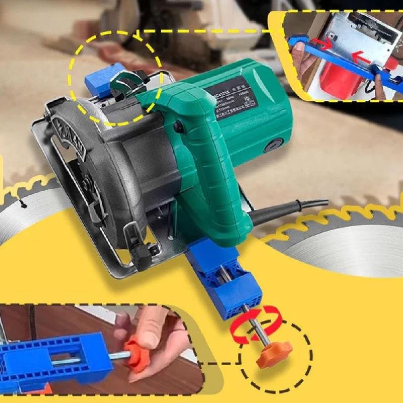 1pcs Adjustable Cutting Machine Base Guide, Electric Circular Saw Milling