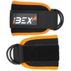 iBEX Ankle Straps with Adjustable Neoprene Support for Cable Machine