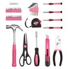 B BOSI TOOLS 40-Piece Pink Tool Set- General Household 40