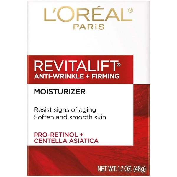 L'Oréal Paris Revitalift Anti-Wrinkle and Firming Face and Neck Moisturizer,