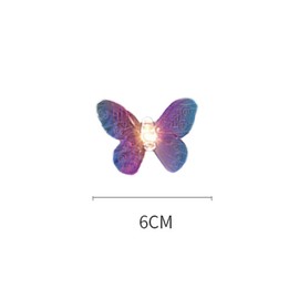 zaoalife Butterfly Lights, 10 LED Butterfly String Lights, 1.5 Meter Battery Powered Purple Butterfly Fairy Lights for Home Bedroom Decoration, Summer Fairy Light Decor