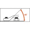 Super 45° Double Mouth Glasses Wrench (JIS) Side Measurement 13×17