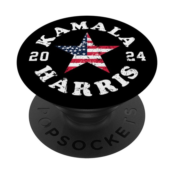 Kamala Harris 2024 Presidential Election American Flag Kamala PopSockets with
