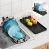 ANTOPY Sink Dish Drying Rack - Expandable Small Dish Rack
