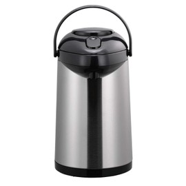 Service Ideas GLAP220 Steelvac Airpot with Pump Lid, Glass Lined, 2.2 L