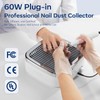 Makartt Nail Dust Collector: 60W Professional Nail Fan Dust Collector