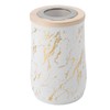 Coffee Bean Canister Airtight Stainless Steel Visible 800ml with Spoon