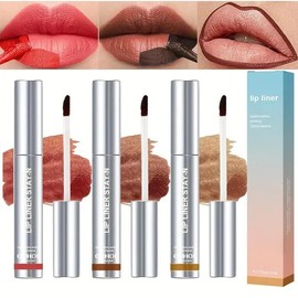 ouhao Long Lasting Peel-off Lip Liner, Matte Lip Liner Stain, Easy to Use, Suitable for Women and Girls - Color: 03